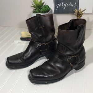 Frye Harness Motorcycle Boots 8R